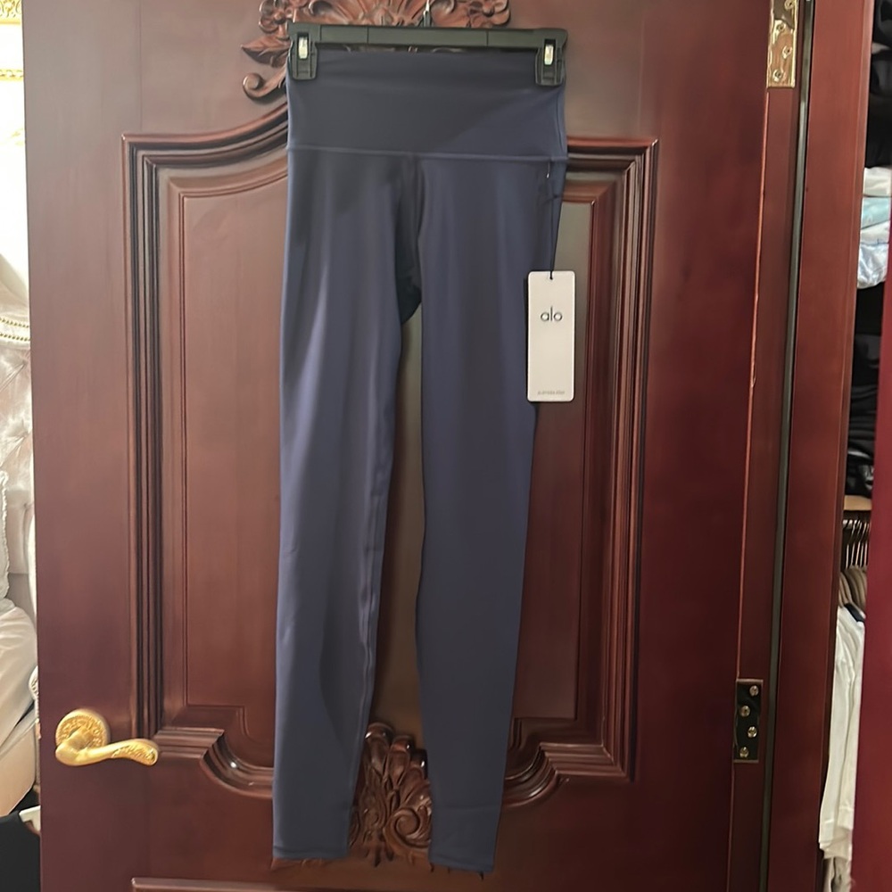Alo navy high waist airlift leggings size small